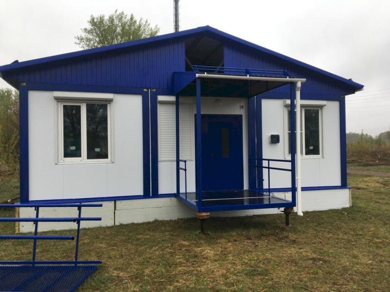 Новое модульное здание фельдшерско-акушерского пункта появилось в селе Ясная Поляна Далматовского района