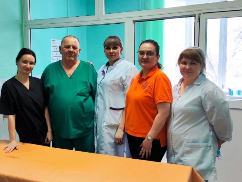 Для специалистов Межрайонной больницы №7 провели мастер -класс по колоноскопии