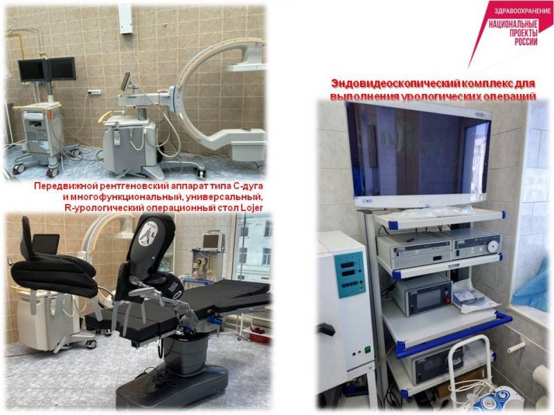 В урологическом отделении Курганской областной клинической больницы новое современное оборудование