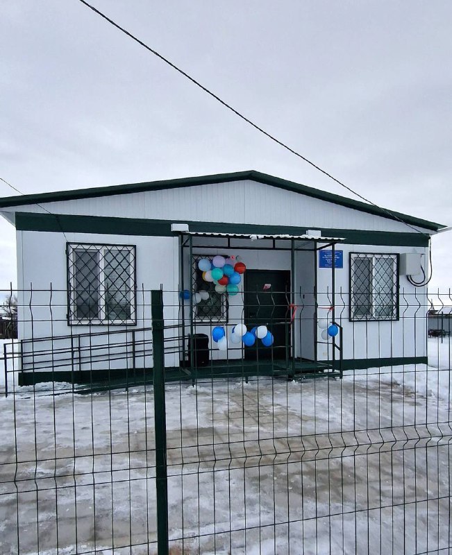 В селе Казак – Кочердык Целинного муниципального округа открыли модульный фельдшерско – акушерский пункт