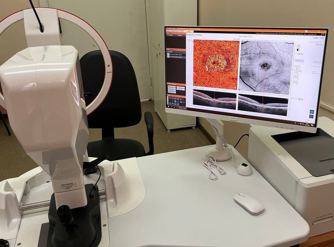 20 декабря в Курганском областном госпитале для ветеранов войн запущен в работу современный оптический томограф.