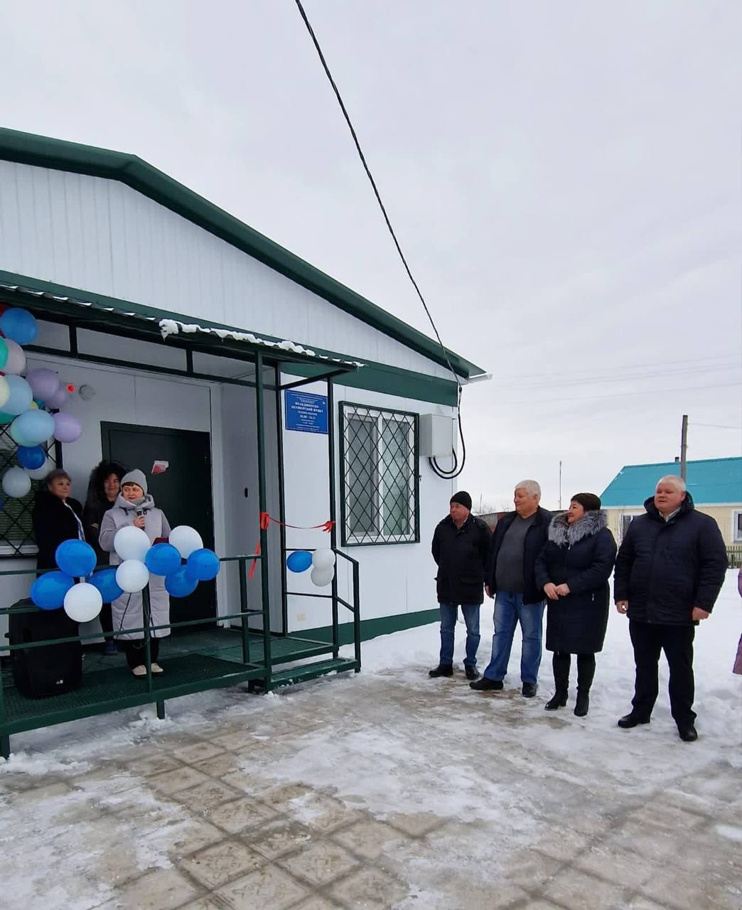 В селе Казак – Кочердык Целинного муниципального округа открыли модульный фельдшерско – акушерский пункт