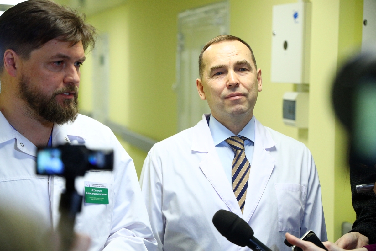 Губернатор Вадим Шумков и Министр здравоохранения РФ Михаил Мурашко открыли новый корпус онкодиспансера