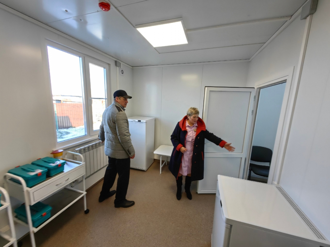 В селе Дубровном Варгашинского округа открыли новый модульный ФАП