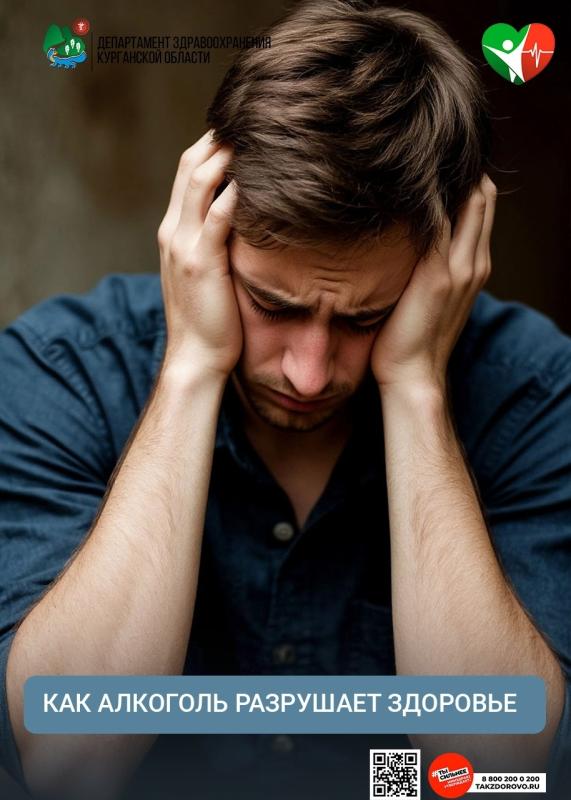 Как алкоголь разрушает здоровье