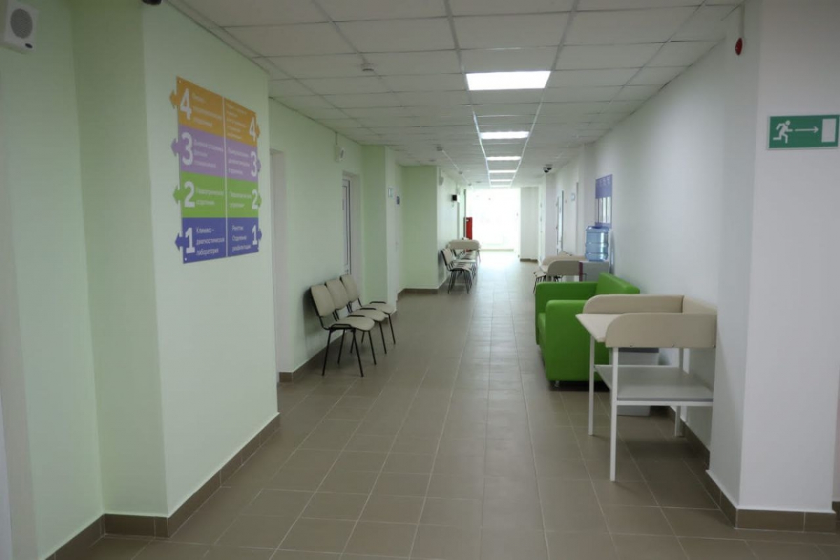 В Заозерном завершили строительство детской поликлиники на 500 посещений в сутки