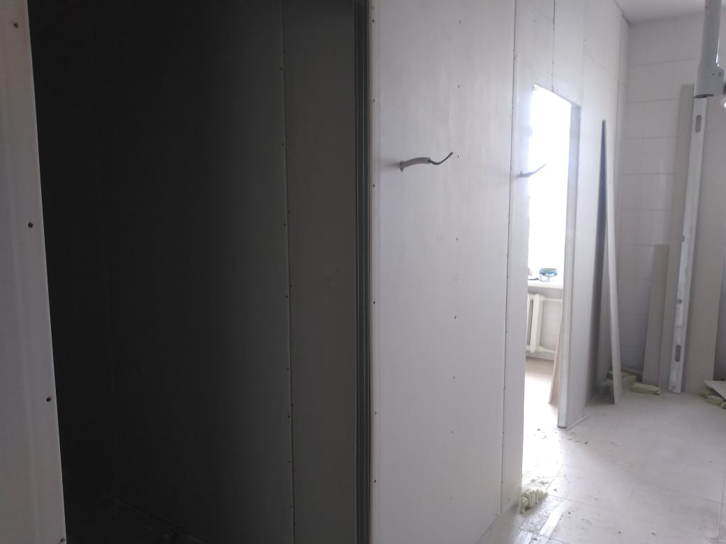 Продолжается капитальный ремонт в Частоозерской центральной районной больнице