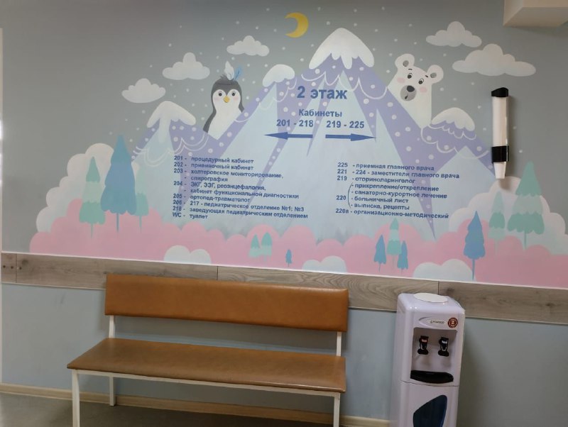 Модернизация первичного звена здравоохранения: в Курганской детской поликлинике завершены работы по капитальному ремонту