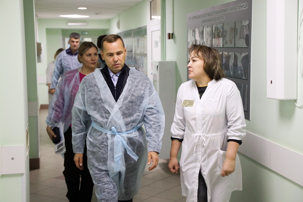 В Курганской областной детской больнице имени Красного Креста капитально отремонтировали и оснастили современным оборудованием операционный блок