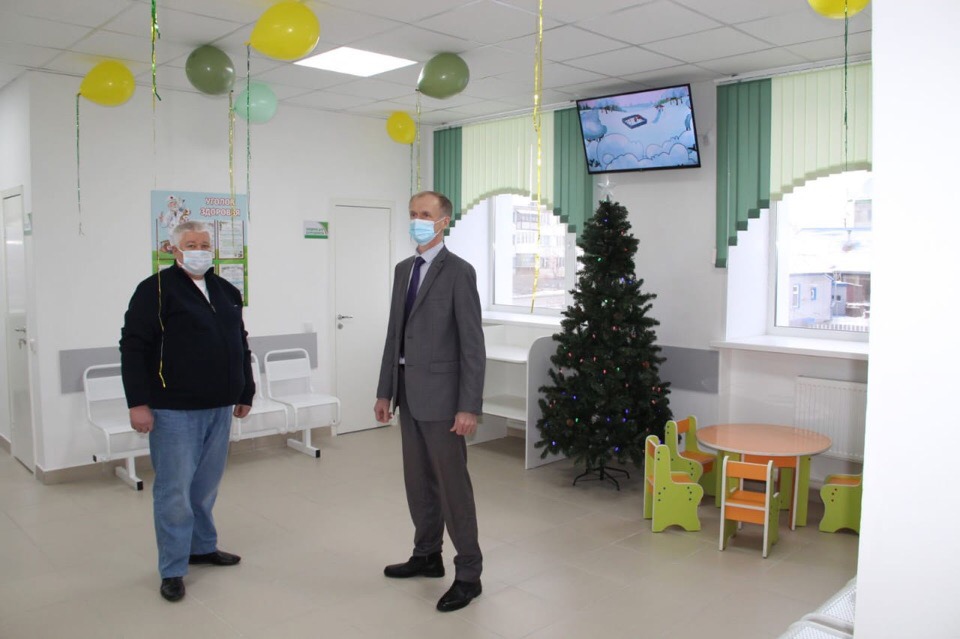 В Куртамыше открылась отремонтированная детская поликлиника