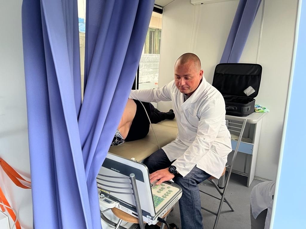 Работа «Поезда здоровья» продолжается