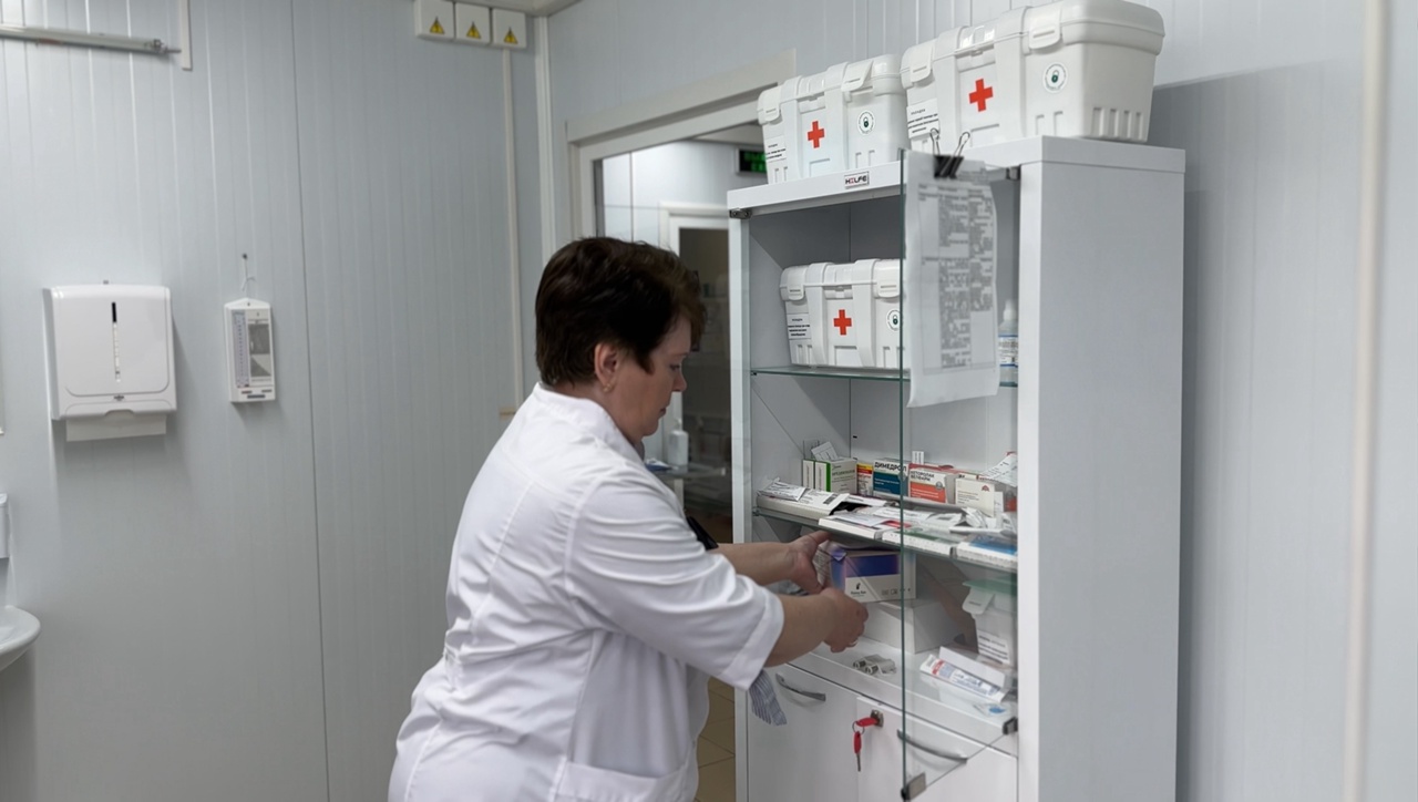 Современный ФАП в селе Большой Камаган 