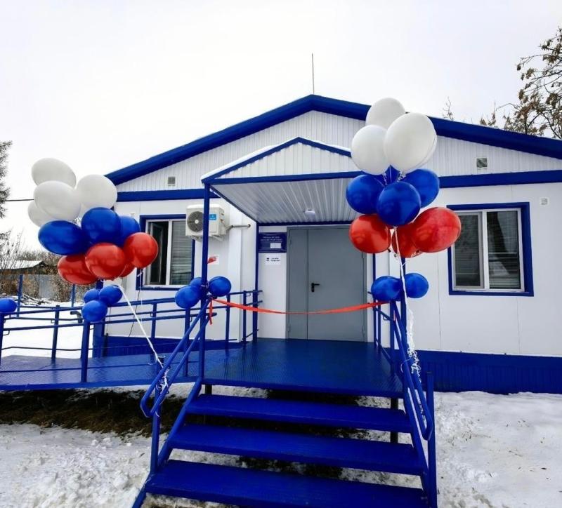 В селе Казенное Альменевского округа открыли новый модульный фельдшерско-акушерский пункт