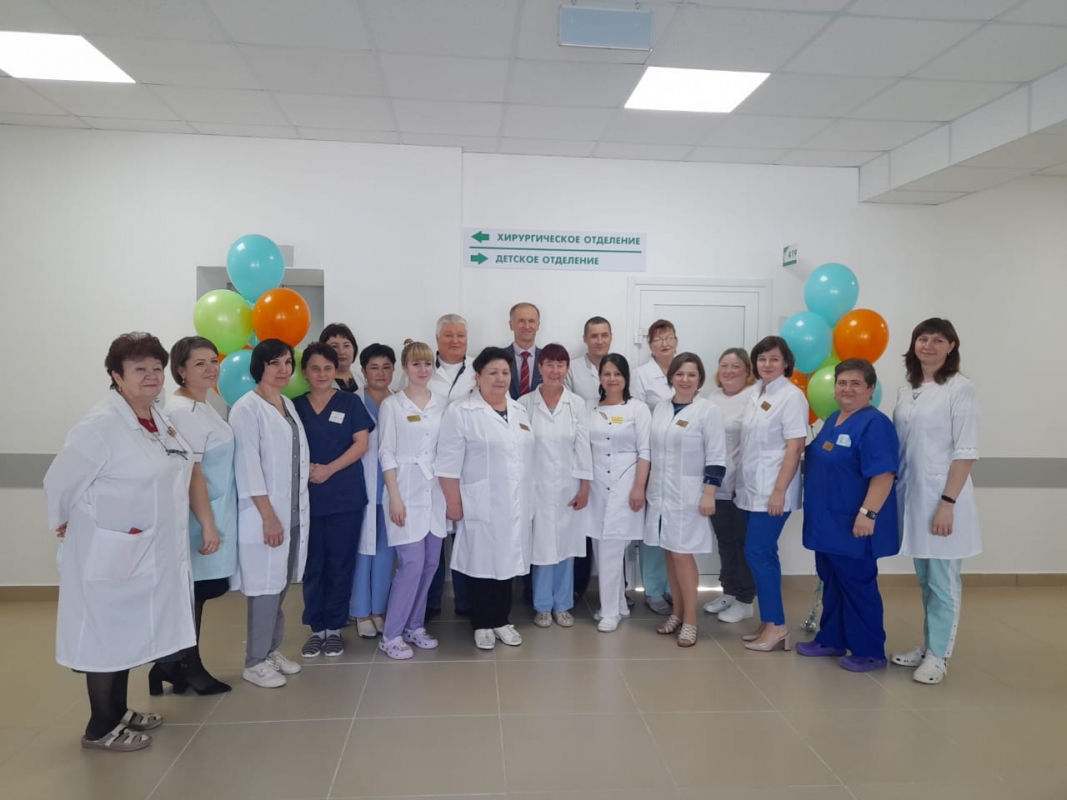 В больнице Куртамышского округа открыли после ремонта хирургическое отделение стационара