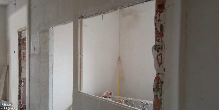 Поликлинику Альменевской центральной районной больницы ремонтируют