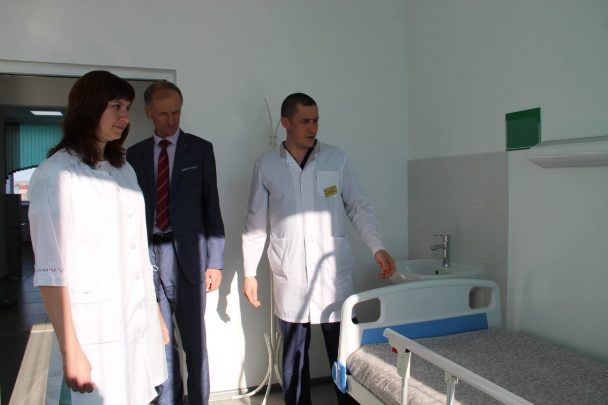 В больнице Куртамышского округа открыли после ремонта хирургическое отделение стационара