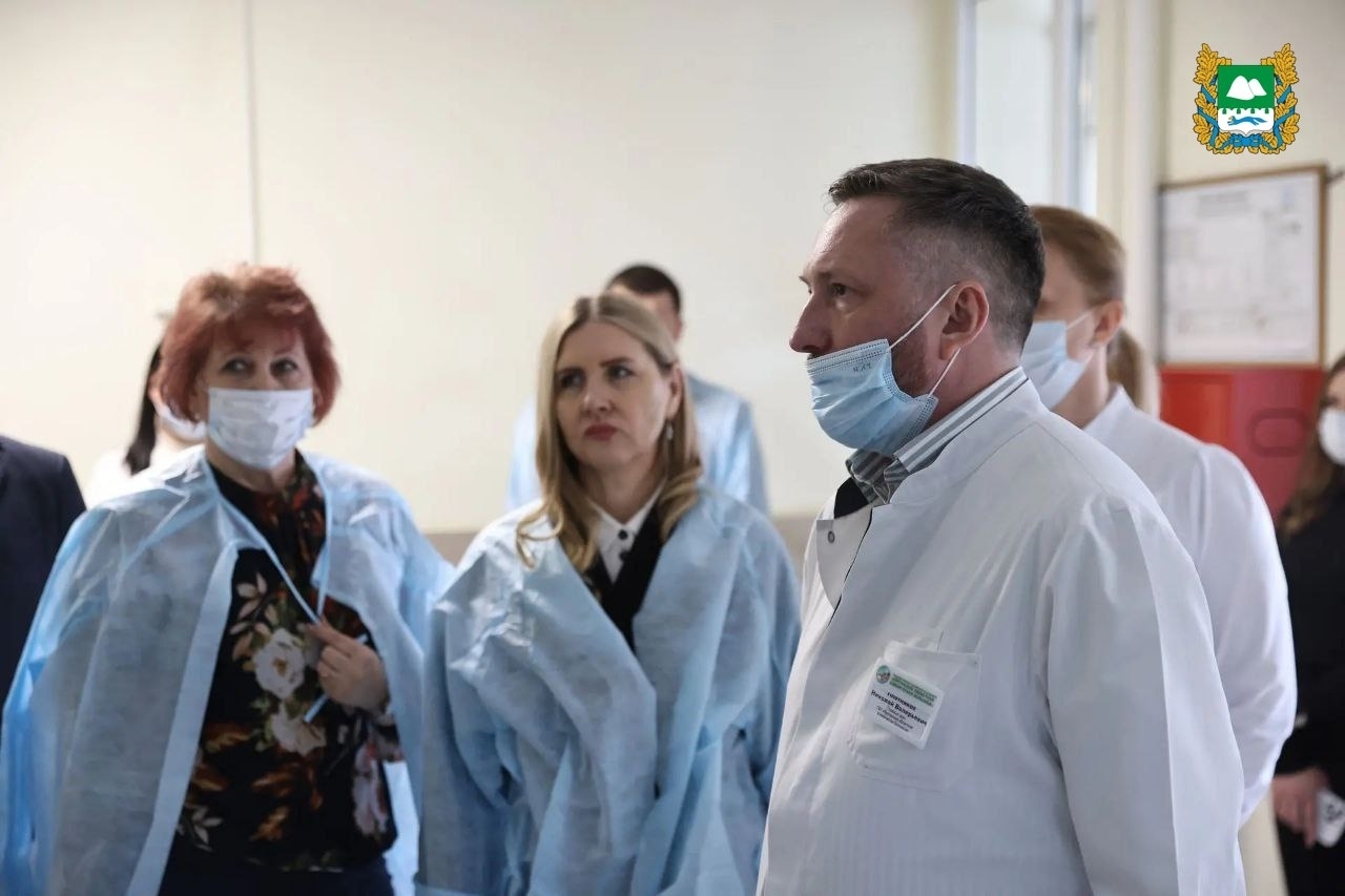 В Курганской областной клинической больнице идет ремонт отделения челюстно-лицевой хирургии.