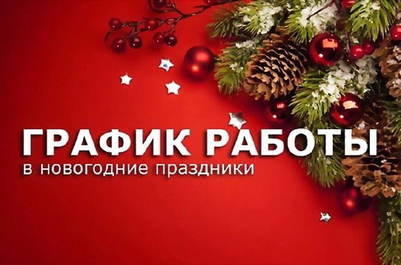 График работы медицинских организаций в период с 31 декабря 2025 года по 11 января 2026 года