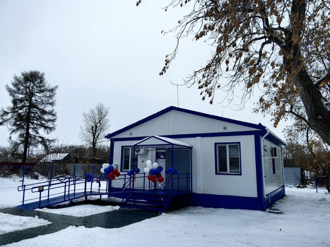 В Кетовском округе открыли еще один новый модульный фельдшерско-акушерский пункт