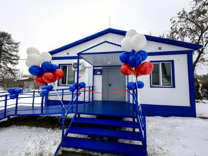 В Кетовском округе открыли еще один новый модульный фельдшерско-акушерский пункт