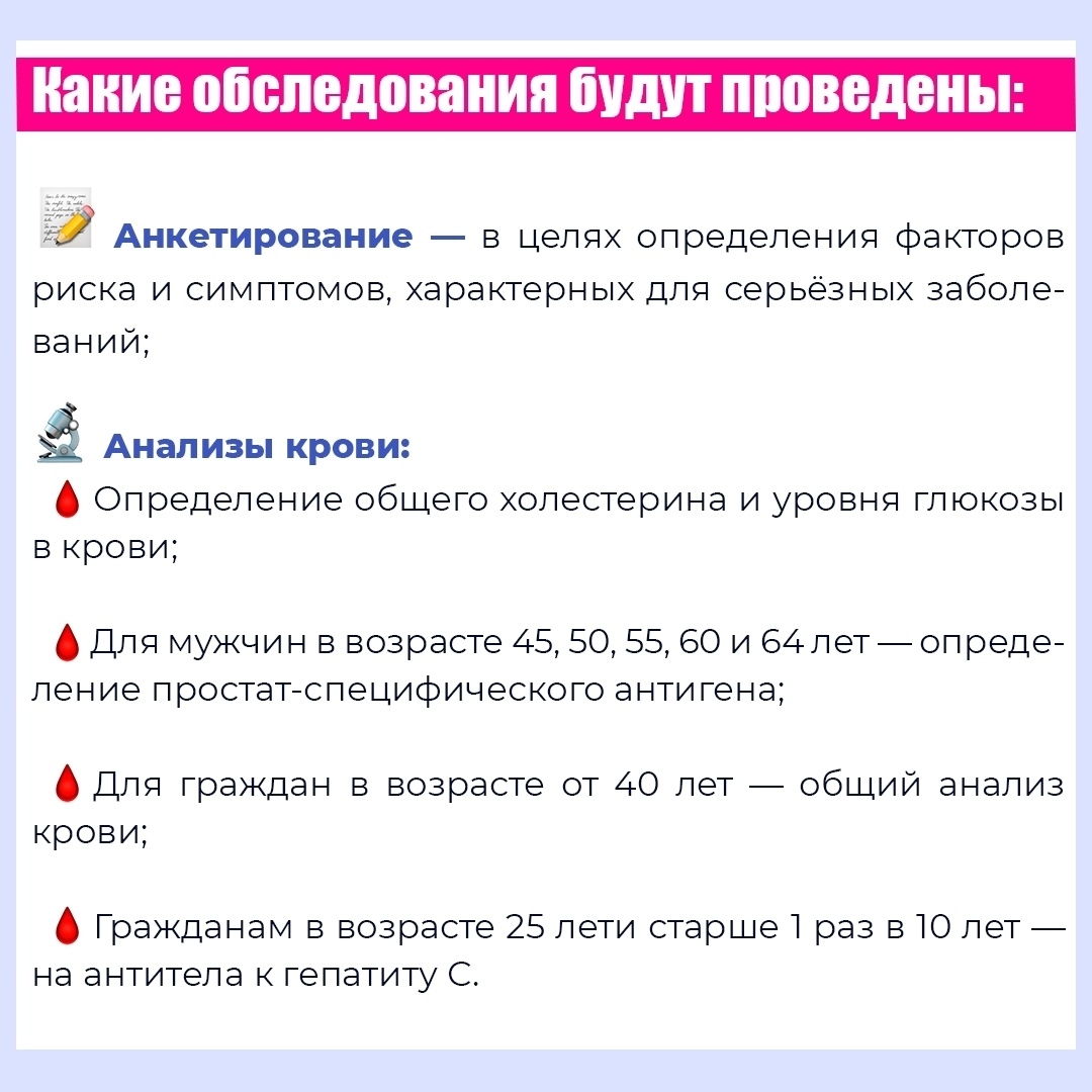 Что нужно знать о диспансеризации 