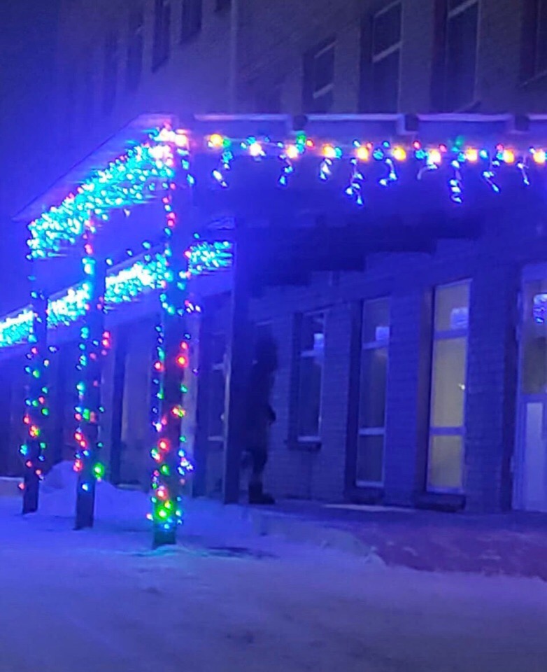 В Лебяжьевской центральной районной больнице поселилась новогодняя сказка