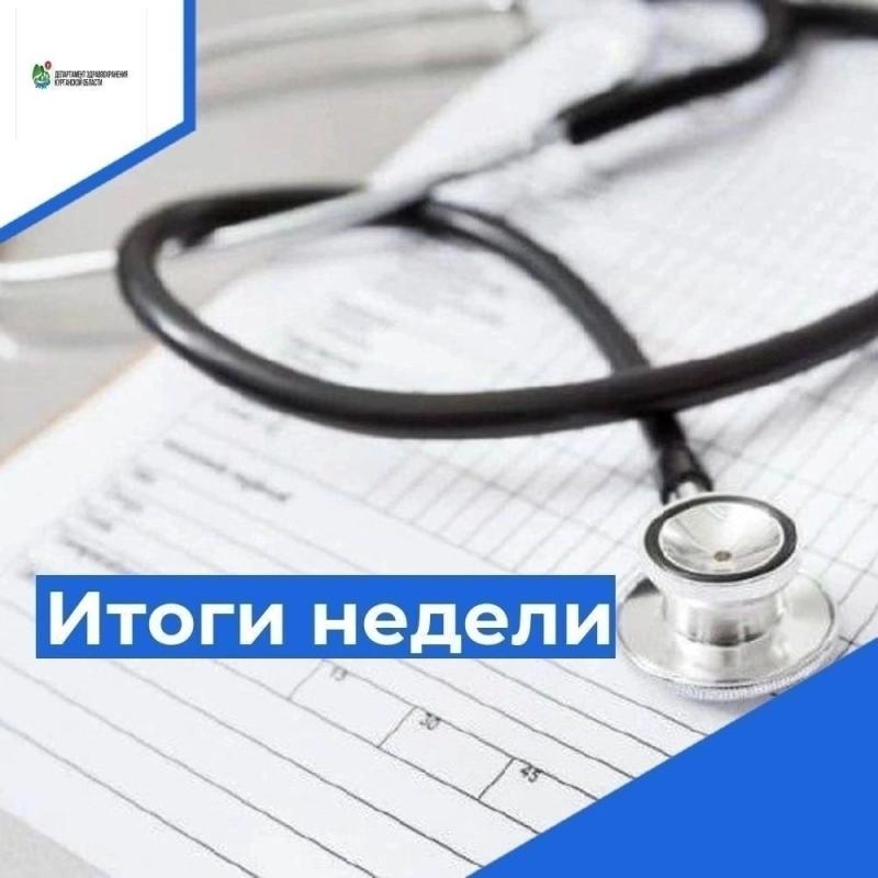 Итоги прошедшей недели в сфере здравоохранения Курганской области.