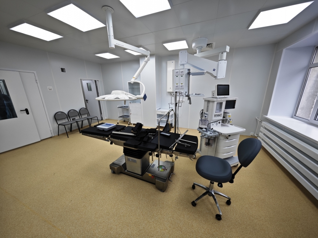 В Курганской областной детской больнице имени Красного Креста капитально отремонтировали и оснастили современным оборудованием операционный блок