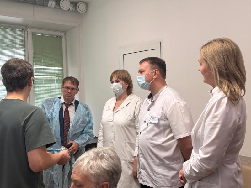 Курганскую областную клиническую больницу посетил главный внештатный специалист-кардиолог Уральского федерального округа