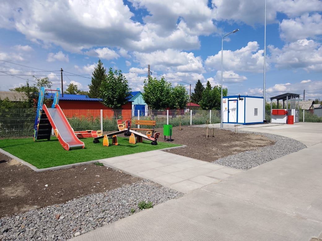 В селе Степное Макушинского округа установлен новый модульный ФАП благодаря благотворительной помощи АО «Транснефть-Урал»