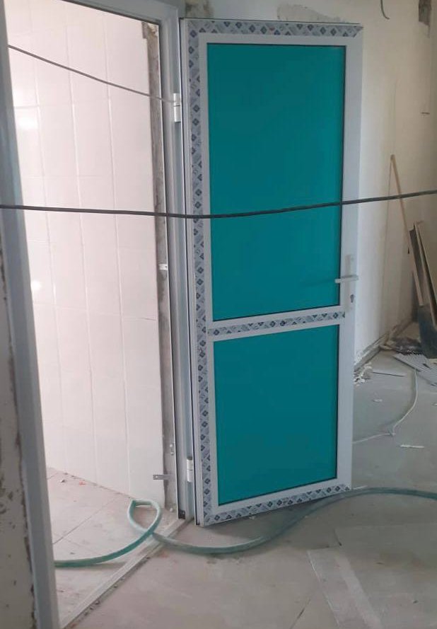 В Межрайонной больнице №6 (г. Куртамыш) продолжается  капитальный ремонт стационара