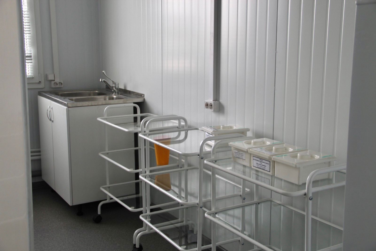 В Куртамышском округе открыли новую врачебную амбулаторию и модульный ФАП