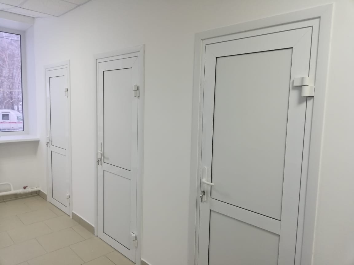 В стационаре Шатровской центральной районной больнице завершили капитальный ремонт коридора