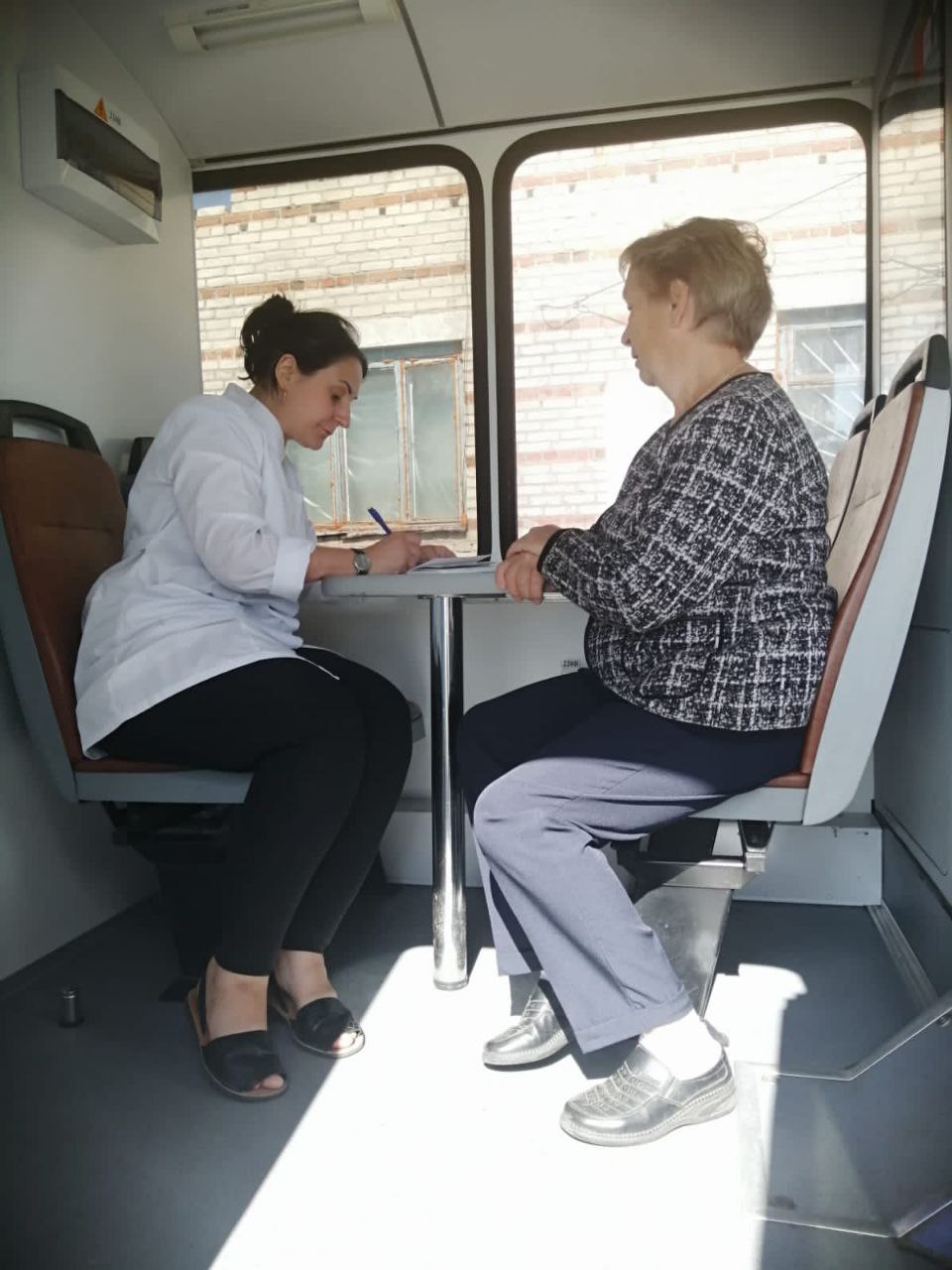 Поезд здоровья Межрайонной больницы №7 продолжает работу