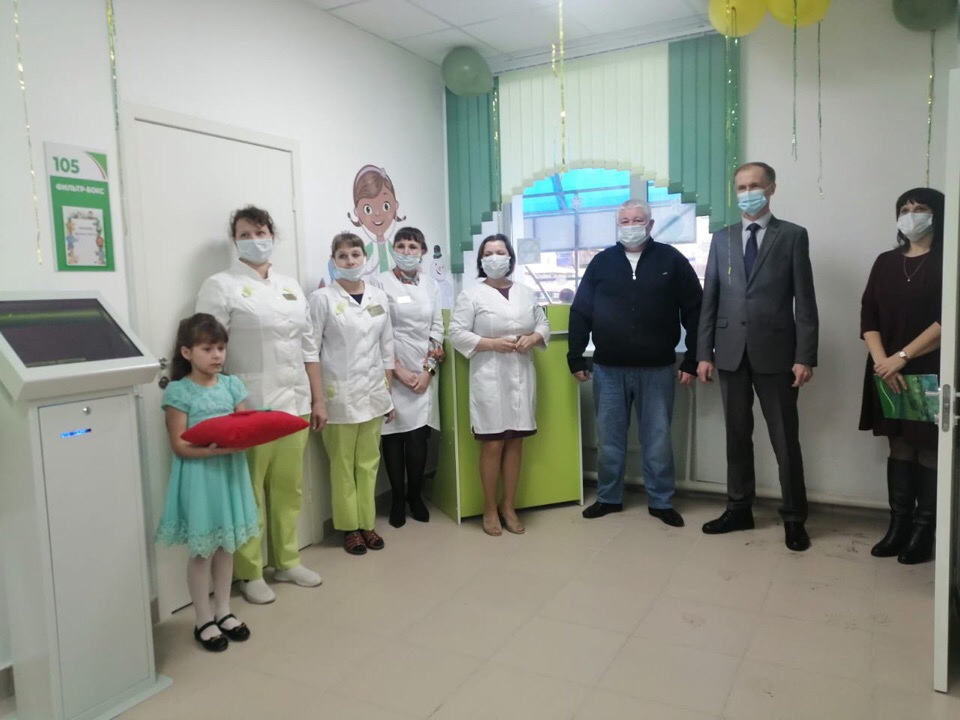 В Куртамыше открылась отремонтированная детская поликлиника