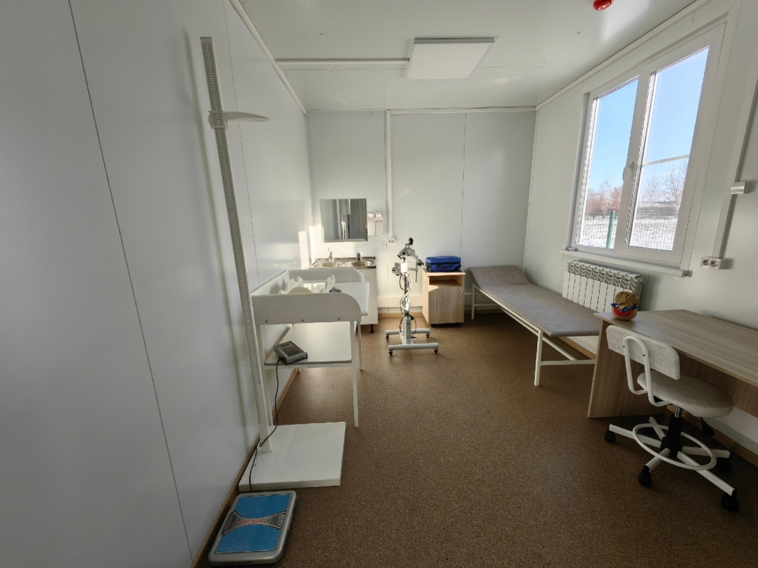 В селе Дубровном Варгашинского округа открыли новый модульный ФАП