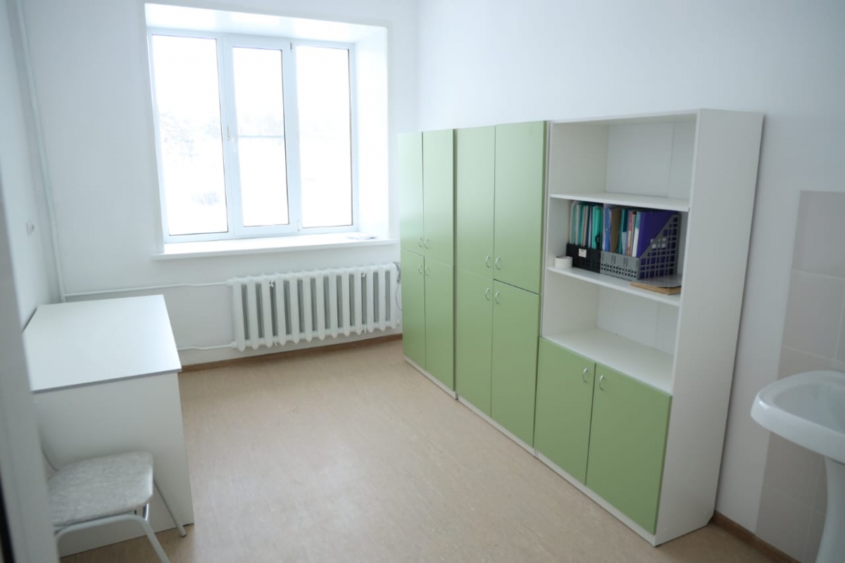 В больнице села Кетово завершился капитальный ремонт детского отделения стационара