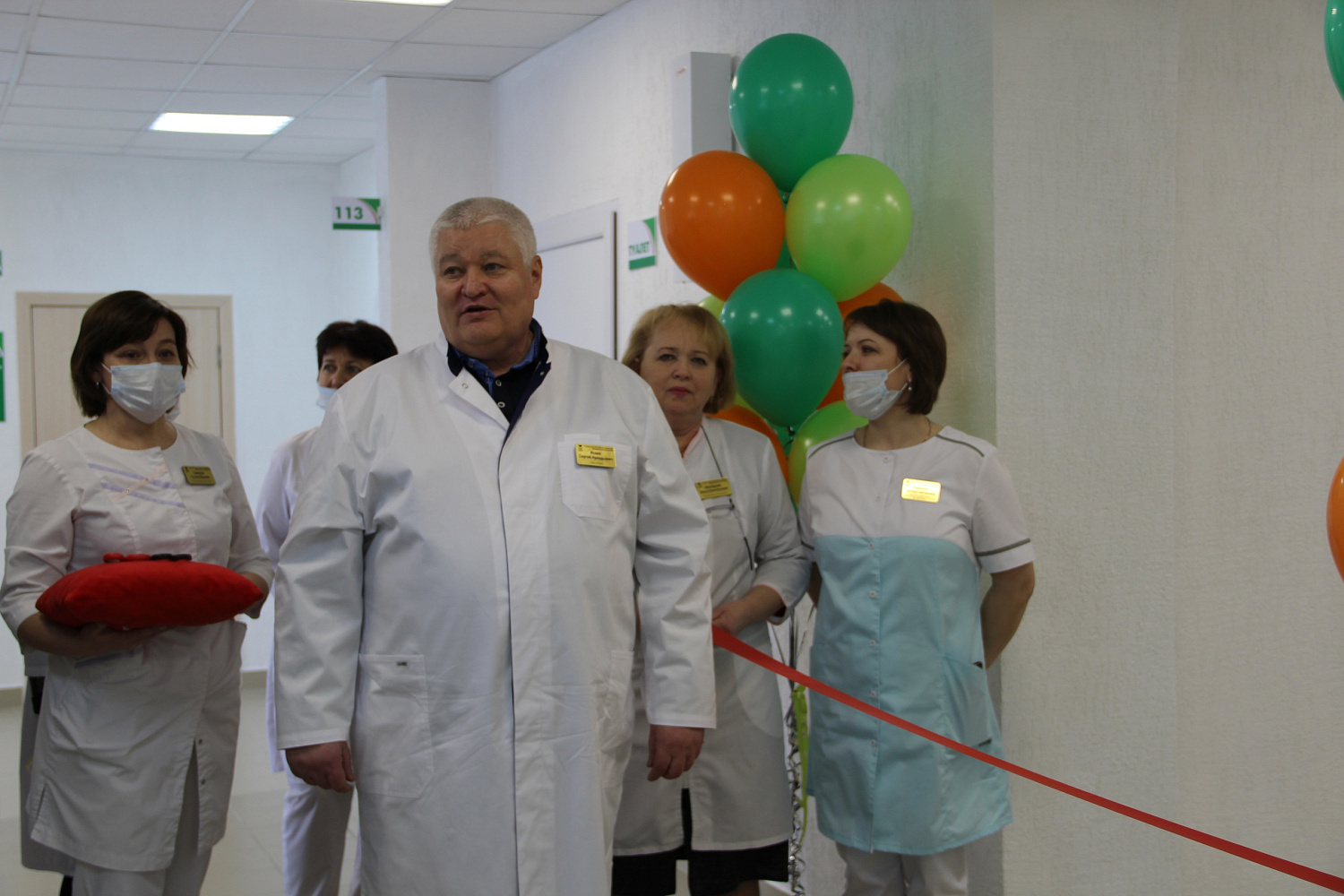 Отремонтированная Куртамышская поликлиника распахнула свои двери