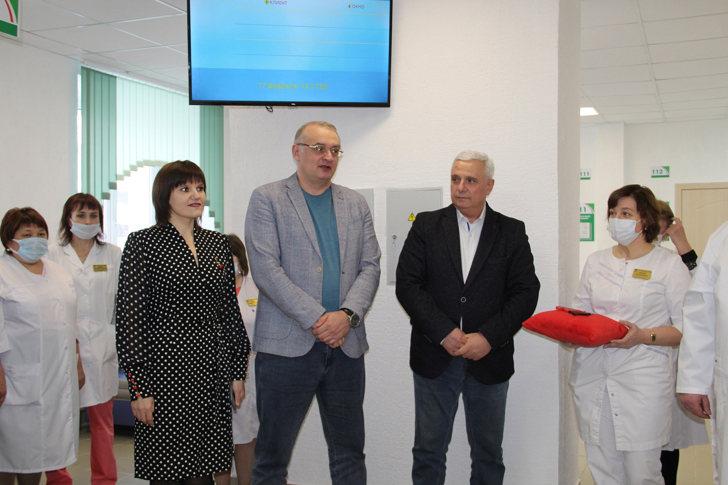 Отремонтированная Куртамышская поликлиника распахнула свои двери