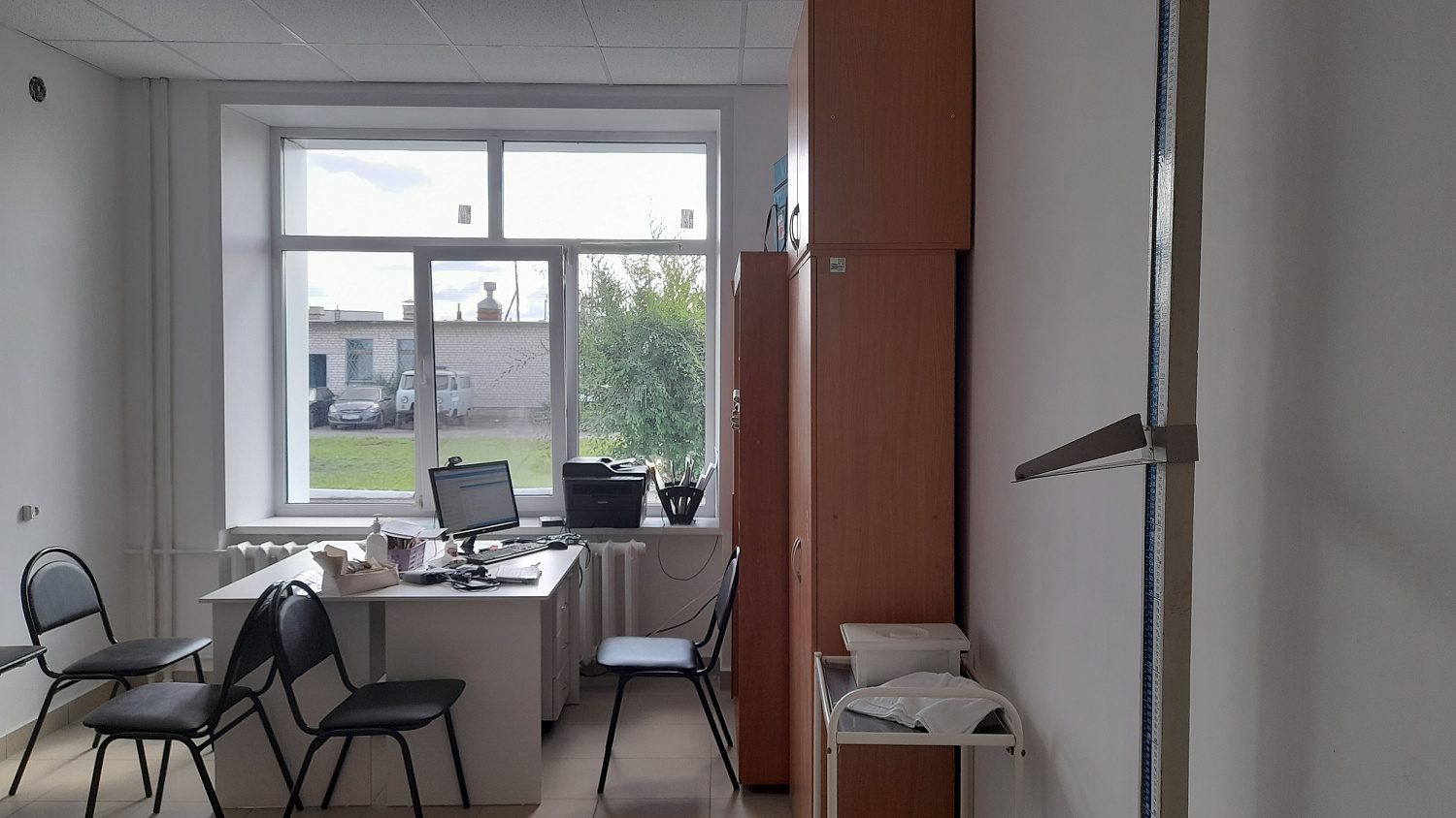 Близятся к завершению работы по капитальному ремонту 1 этажа поликлиники Звериноголовской центральной районной больницы