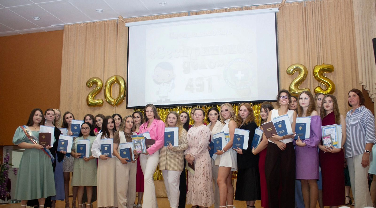 В Курганском базовом медицинском колледже состоялось торжественное вручение дипломов