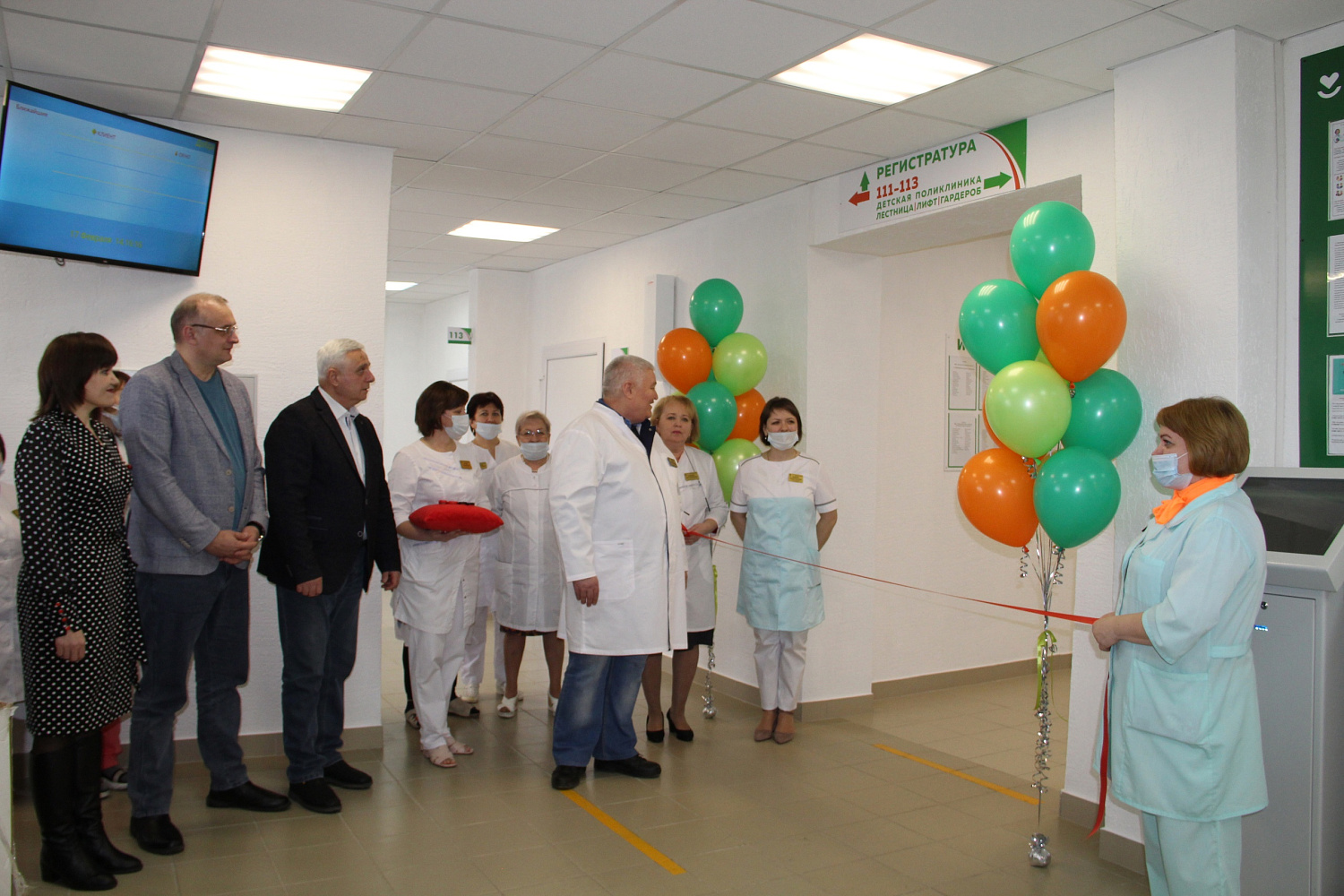 Отремонтированная Куртамышская поликлиника распахнула свои двери