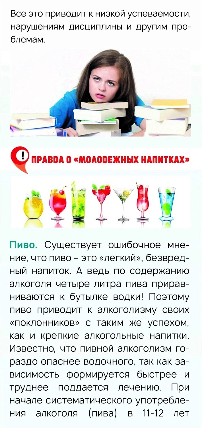 Хотите оставаться здоровыми и успешными- откажитесь от алкоголя!